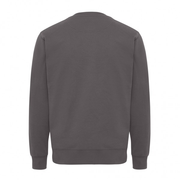 IQONIQ Kruger Relax-Rundhals-Sweater aus recycelt. Baumwolle, anthrazit XXS