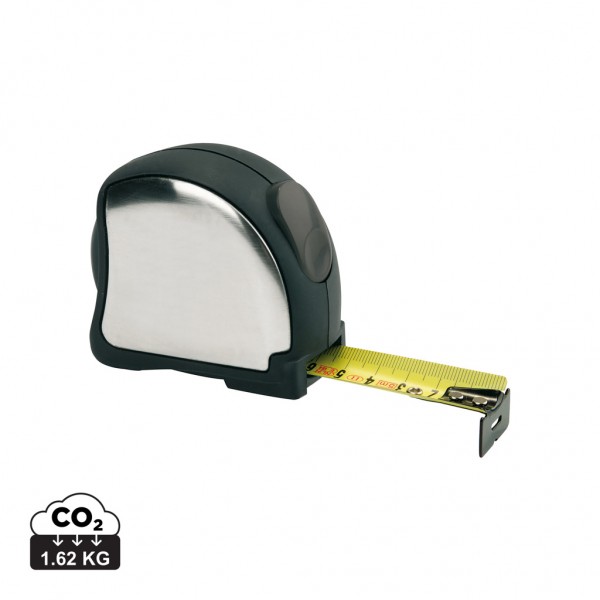 5m/25mm Edelstahl Maßband, silber