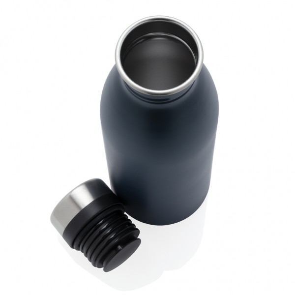 Deluxe Wasserflasche aus RCS recyceltem Stainless-Steel, navy blau