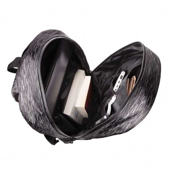 Reflektierender RPET Laptop-Rucksack mit AWARE™ Tracer, schwarz
