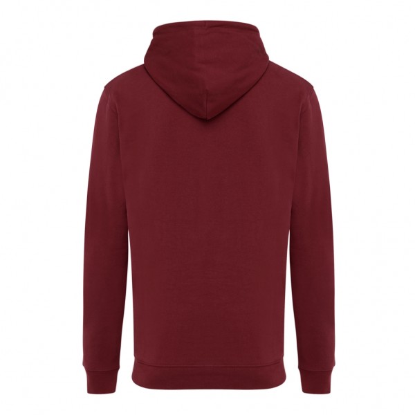 IQONIQ Jasper Hoodie aus recycelter Baumwolle, burgunderrot M