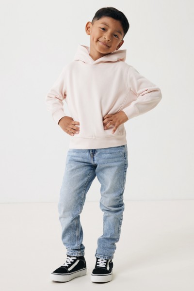 IQONIQ Yengo KidsHoodie mit Seitentaschen aus rec. Baumwolle, cloud pink 1112