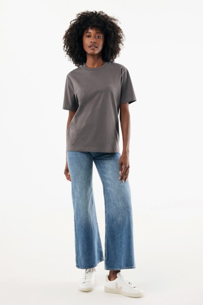 IQONIQ Nikko Heavyweight T-Shirt aus recycelter Baumwolle, anthrazit XXL