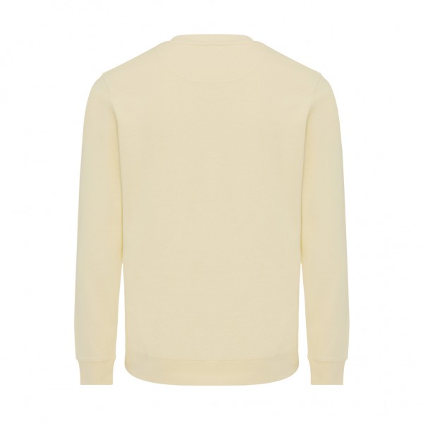IQONIQ Etosha Lightweight Sweater aus recycelter Baumwolle, cream yellow XL