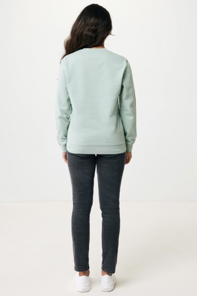 IQONIQ Zion Rundhals-Sweater aus recycelter Baumwolle, Iceberg green L