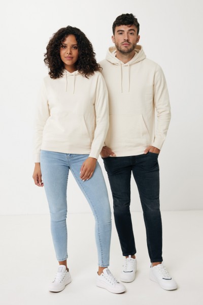 IQONIQ Rila Lightweight Hoodie aus recycelter Baumwolle, natural raw XXXL