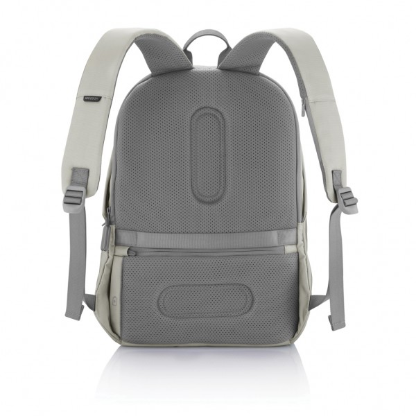 Bobby Soft, Anti-Diebstahl-Rucksack, grau