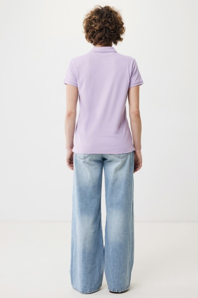 IQONIQ Yosemite Damen Piqué-Poloshirt aus rec. Baumwolle, lavender XL