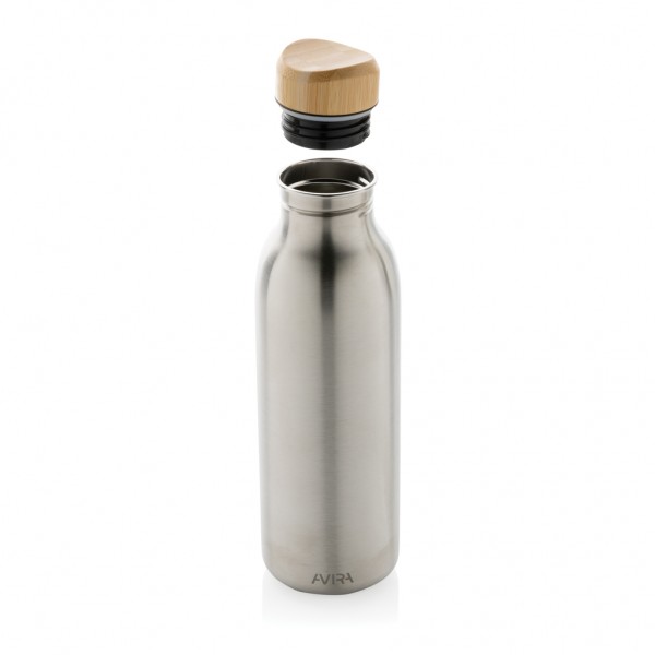 Avira Alcor 600ml Wasserflasche aus RCS rec. Stainless-Steel, silber