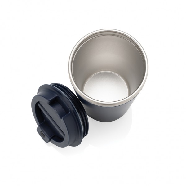 Java 350ml RCS recycelter doppelwandiger Becher, navy blau