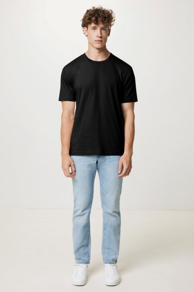 IQONIQ Teide T-Shirt aus recycelter Baumwolle, schwarz XXS