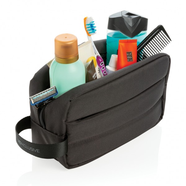 Impact AWARE™ RPET Kulturtasche, schwarz