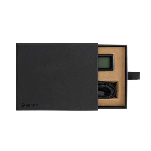 Gear X 30m Lasermessgerät aus RCS recyceltem Aluminum, schwarz