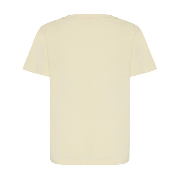 IQONIQ Koli Kids T-Shirt aus recycelter Baumwolle, cream yellow 1112
