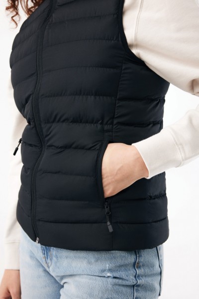IQONIQ Meru Damen Bodywarmer aus recyceltem Polyester, schwarz XXXL