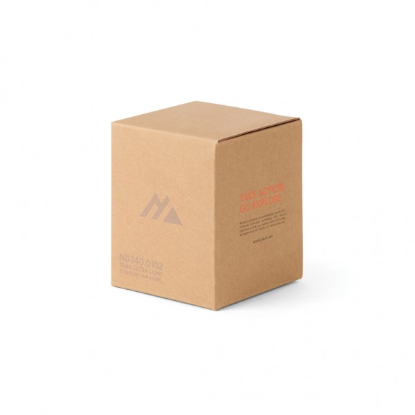 Nordic Drift Trail Ultraleichte Titan-Becher 450ml, silber