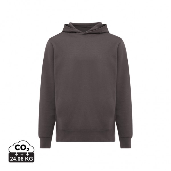 IQONIQ Yengo Hoodie mit Seitentaschen aus rec. Baumwolle, anthrazit S