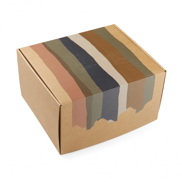 VINGA Maine Doppelflor-Decke aus GRS recyceltem Material, braun