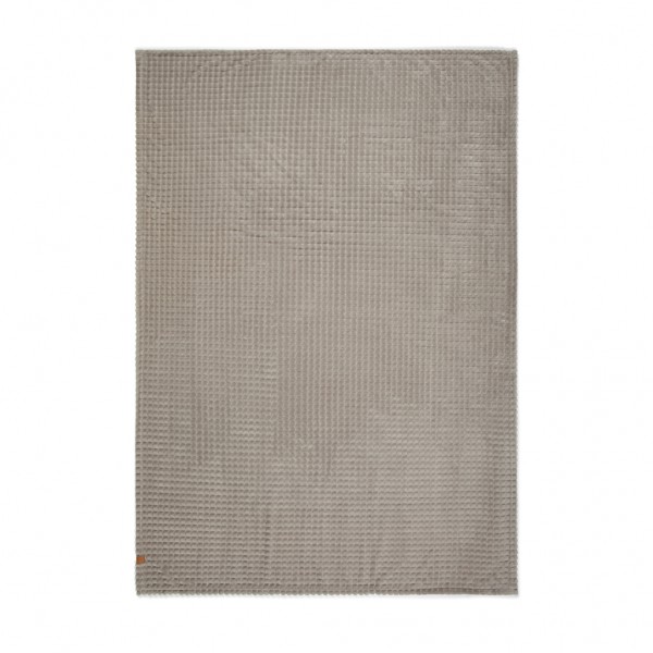 VINGA Branson Decke aus GRS recyceltem PET, grau