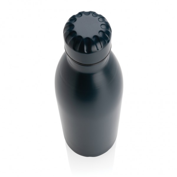 Solid Color Vakuum Stainless-Steel Flasche 750ml, blau