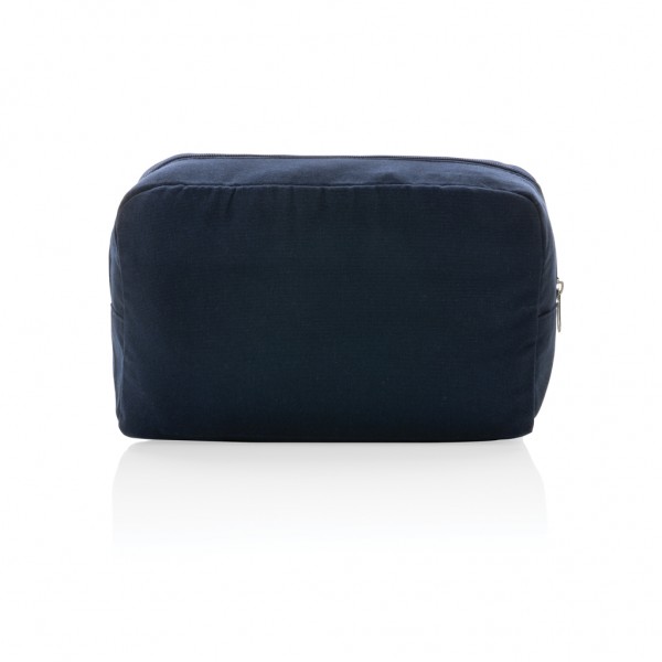 Impact Aware™ 285g/m² Kosmetiktasche aus ungefärbtem Canvas, navy blau