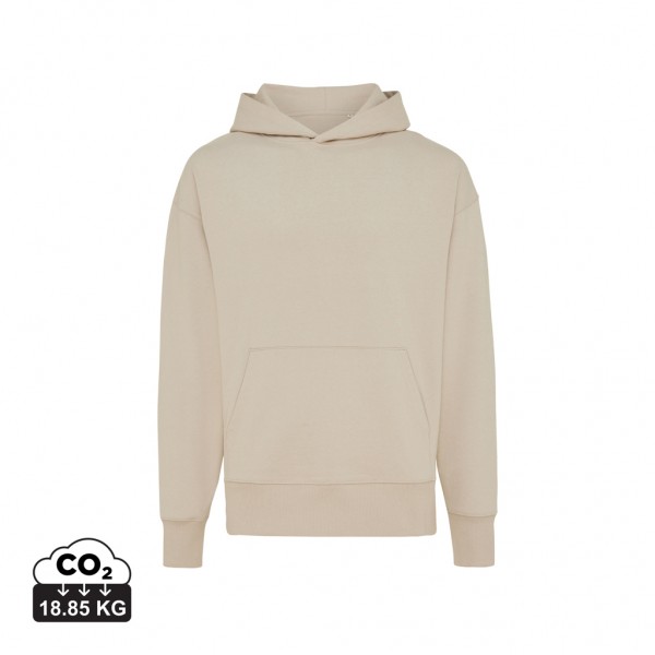 IQONIQ Yoho Relax-Hoodie aus recycelter Baumwolle, desert XXL