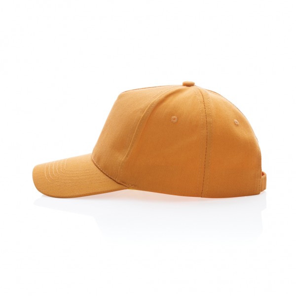 Impact 5 Panel Kappe aus 280gr rCotton mit AWARE™ Tracer, sundial orange