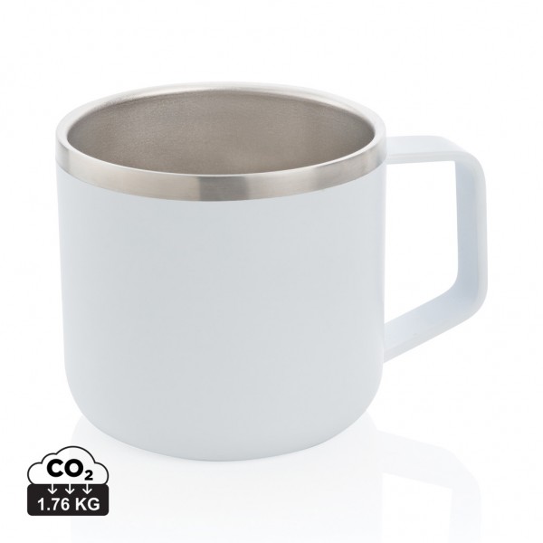 Stainless-Steel Camping-Tasse, weiß