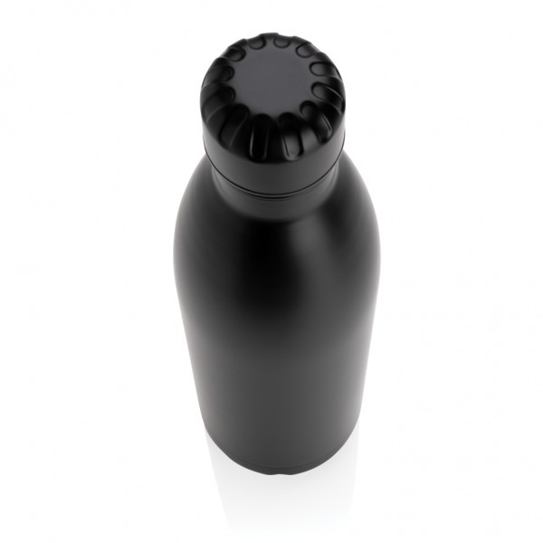 Solid Color Vakuum Stainless-Steel Flasche 750ml, schwarz