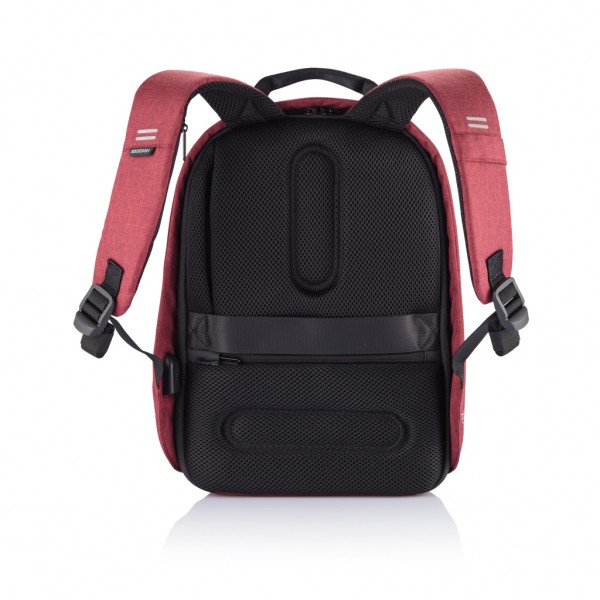 Bobby Hero Small Anti-Diebstahl-Rucksack, rot