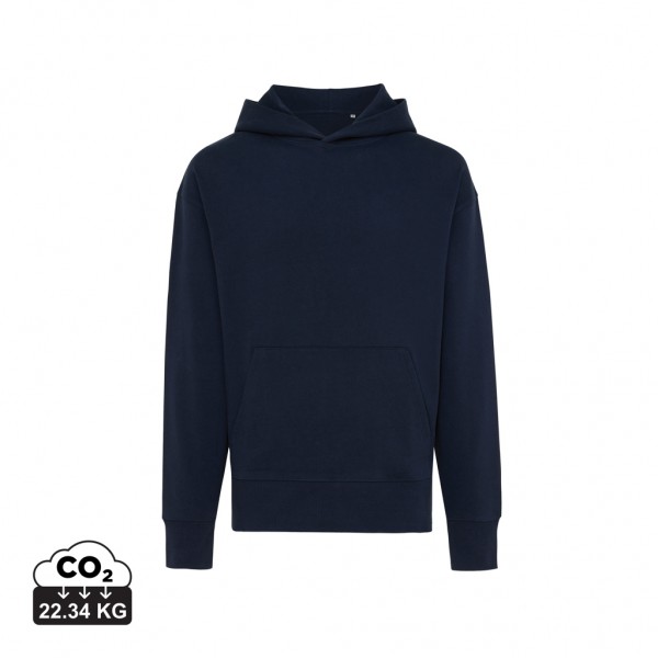 IQONIQ Yoho Relax-Hoodie aus recycelter Baumwolle, navy blau M