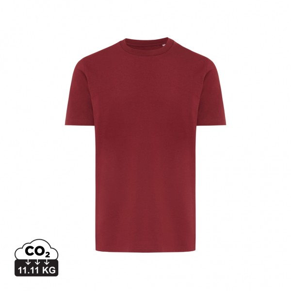 IQONIQ Brett T-Shirt aus recycelter Baumwolle, burgunderrot S