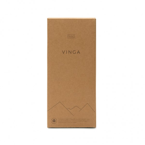VINGA Parks Flasche aus RCS rec. Stainless-Steel, 400ml, grün