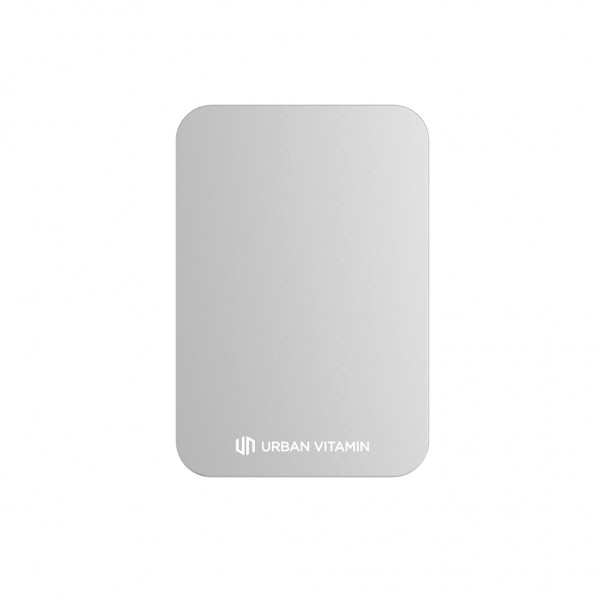 Urban Vitamin Burbank 3000mAh Powerbank aus RCS Plastik/Alu, silber