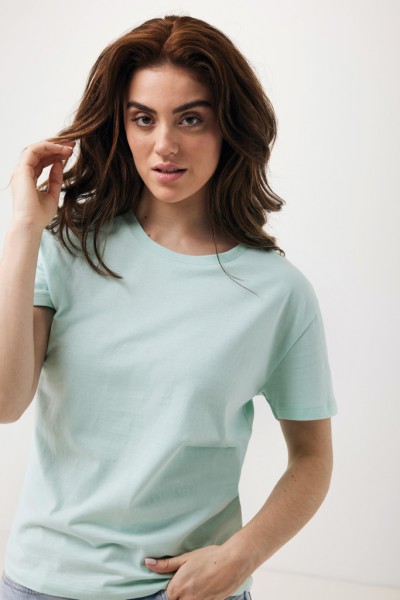 IQONIQ Yala Damen T-Shirt aus recycelter Baumwolle, crushed mint L