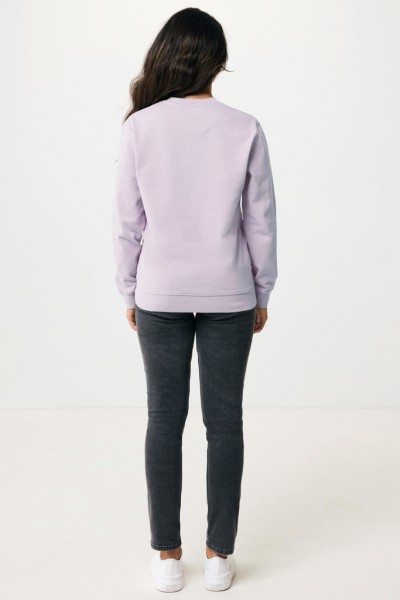 IQONIQ Zion Rundhals-Sweater aus recycelter Baumwolle, lavender XXXL