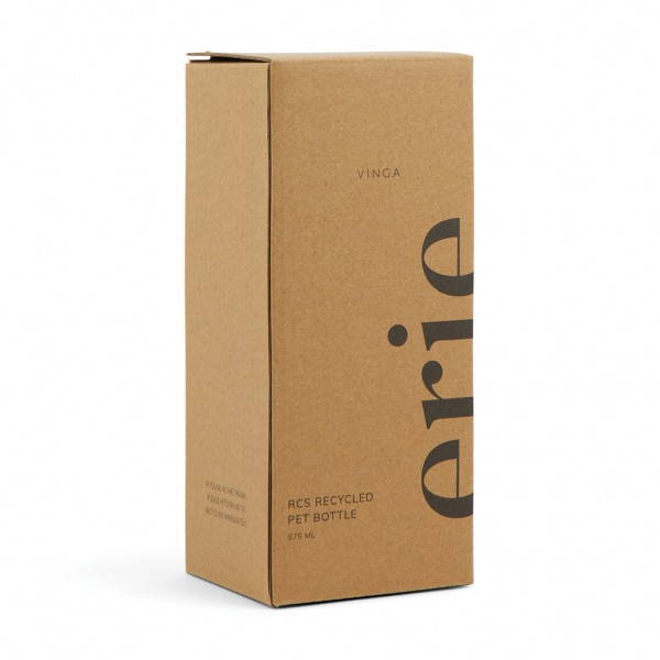 VINGA Erie 575ml Flasche aus RCS recyceltem PET, grau