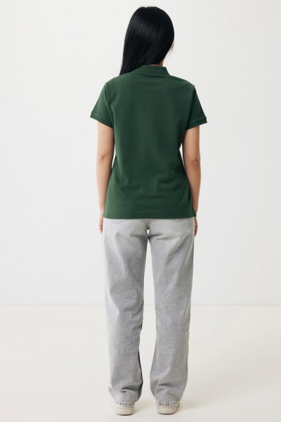 IQONIQ Yosemite Damen Piqué-Poloshirt aus rec. Baumwolle, forest green S