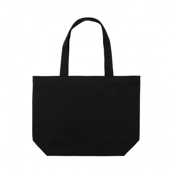 Impact Aware™ 240g/m² rcCanvas Shopper + Tasche, ungefärbt, schwarz