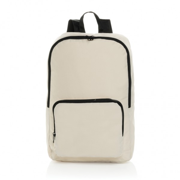 Dillon AWARE™ RPET faltbarer klassischer Rucksack, off white