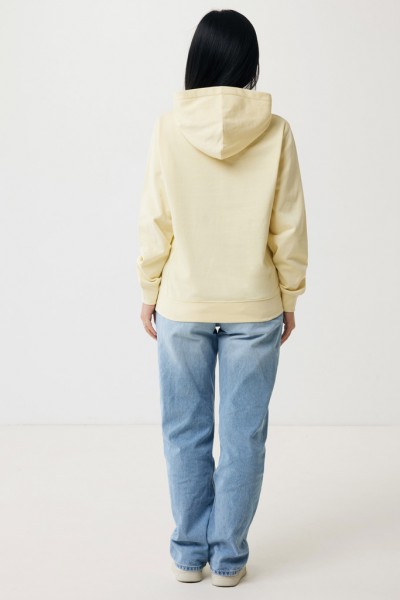 IQONIQ Yengo Hoodie mit Seitentaschen aus rec. Baumwolle, cream yellow XXS