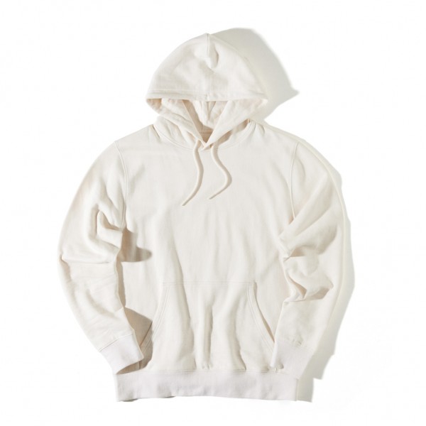 IQONIQ Rila Lightweight Hoodie aus recycelter Baumwolle, natural raw S