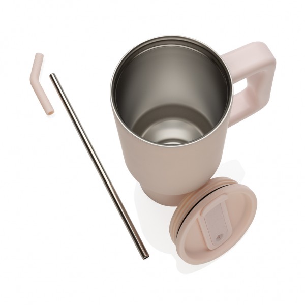 Embrace Deluxe Becher aus RCS recyceltem Edelstahl 900ml, rosa