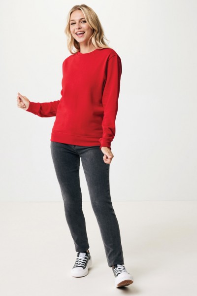 IQONIQ Etosha Lightweight Sweater aus recycelter Baumwolle, rot XL