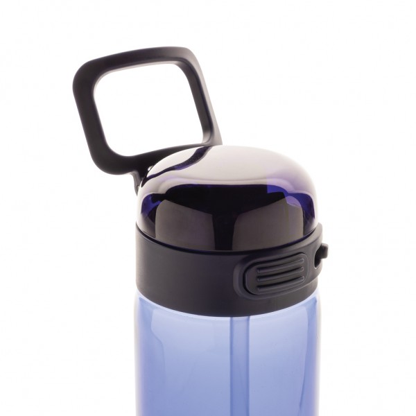 Sip`nLock RCS rPET auslaufsichere Sport-Trinkflasche 800ml, navy blau