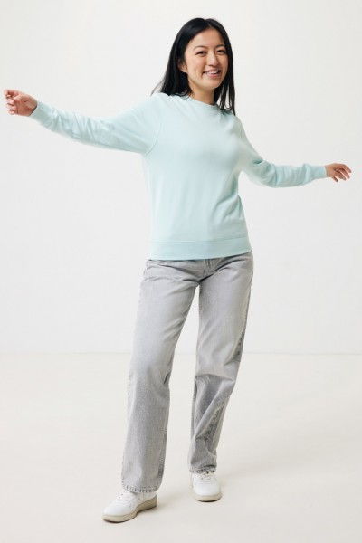 IQONIQ Etosha Lightweight Sweater aus recycelter Baumwolle, crushed mint M