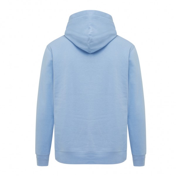 IQONIQ Yengo Hoodie mit Seitentaschen aus rec. Baumwolle, sky blue M