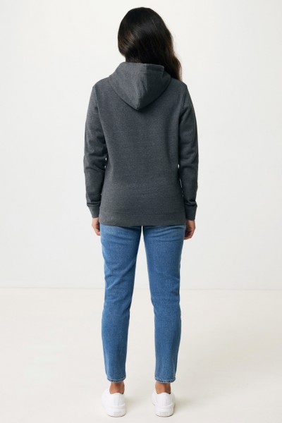 IQONIQ Torres ungefärbter Hoodie aus recycelter Baumwolle, heather anthracite L
