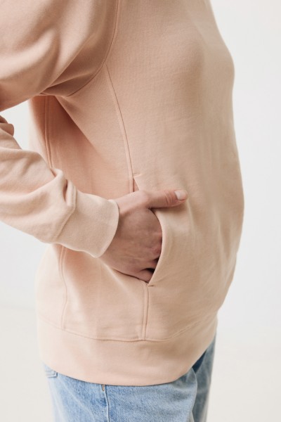 IQONIQ Yengo Hoodie mit Seitentaschen aus rec. Baumwolle, peach nectar XXXL