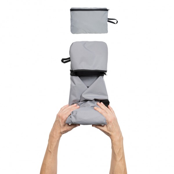 Dillon AWARE™ RPET faltbare Sporttasche, grau